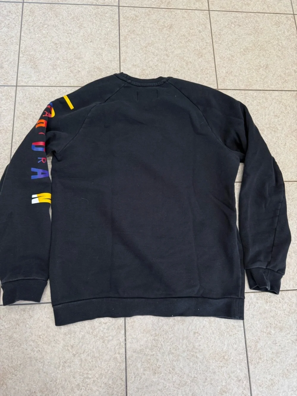 Jordan black crewneck